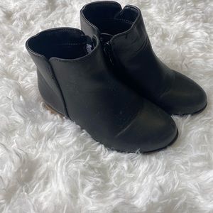 Cat & Jack Black Boots - Toddler Size 9